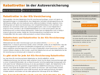 rabattretter-autoversicherung.de website preview