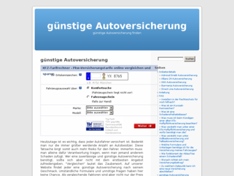guenstigeautoversicherung.org website preview