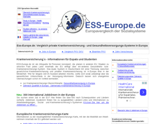 ess-europe.de website preview