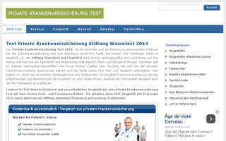 test-private-krankenversicherung.net website preview