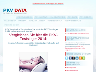 pkv-data.de website preview