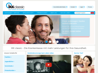 ikk-classic.de website preview