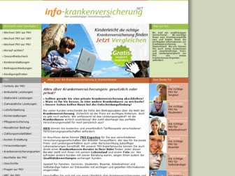 info-krankenversicherung.net website preview