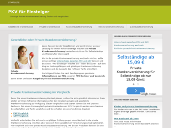 pkv-einsteiger.de website preview