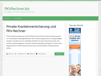 pkvrechner.biz website preview