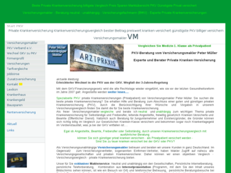private-krankenversicherung-online.eu website preview