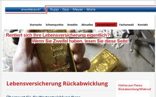 xn--lebensversicherung-rckabwicklung-rmd.de website preview