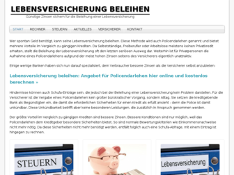 lebensversicherung-beleihen.org website preview