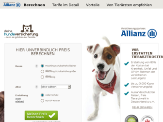 deine-hundeversicherung.de website preview