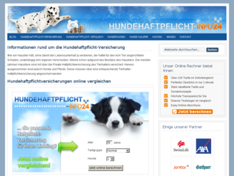 hundehaftpflicht-info24.de website preview