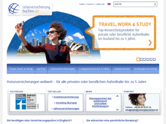 reiseversicherung-buchen.de website preview