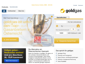 goldgas.at website preview