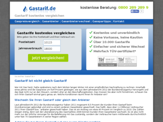 gastarif.de website preview