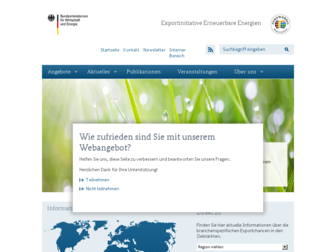 export-erneuerbare.de website preview