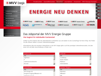 mvv-jobs.de website preview