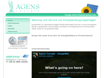 agens-energie.de website preview