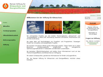 klimaschutz-mainz.de website preview