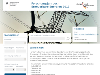 forschungsjahrbuch.erneuerbare-energien.de website preview
