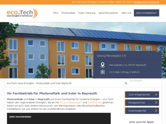 ecotech-energy.de website preview