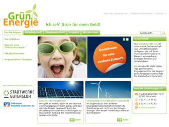 gruenenergie-eg.de website preview
