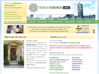 buergerenergie-jena.de website preview