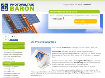 photovoltaik-baron.de website preview