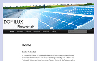 domilux-photovoltaik.de website preview