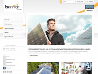 de.krannich-solar.com website preview