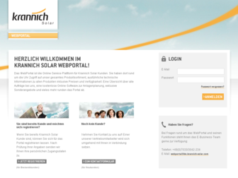 de.webportal.krannich-solar.com website preview