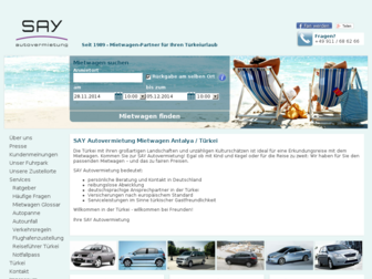 say-autovermietung.de website preview
