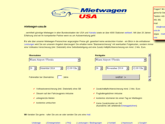 mietwagen-usa.de website preview