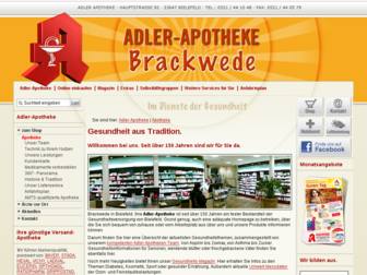 adler-apotheke-brackwede.de website preview
