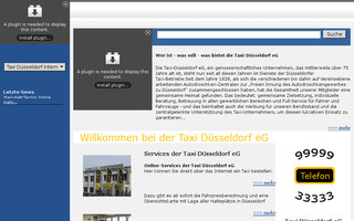 taxi-duesseldorf.com website preview