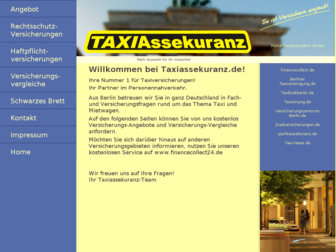 taxiassekuranz.de website preview