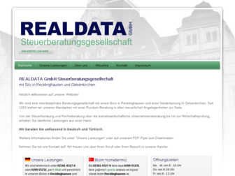 realdata-steuerberatung.de website preview
