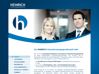 heinrich-steuerberater.com website preview