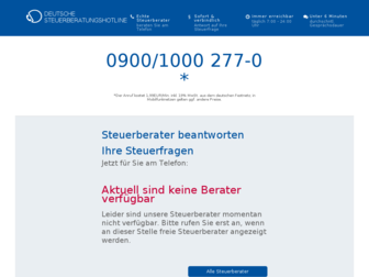 deutsche-steuerberatungshotline.de website preview