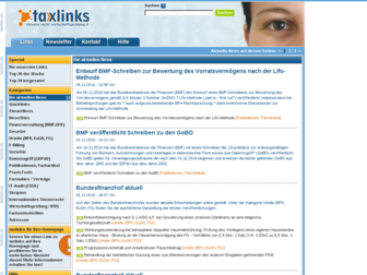 taxlinks.de website preview