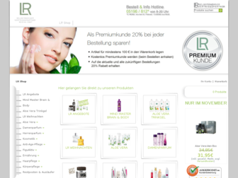 lr-parfum-kosmetik-shop.de website preview