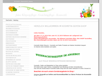 kosmetik-seifen-shop.de website preview