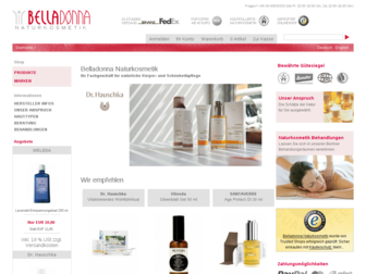 belladonna-naturkosmetik.de website preview