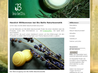 bio-bellis-naturkosmetik.de website preview