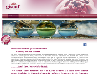gisunt-naturkosmetik.de website preview