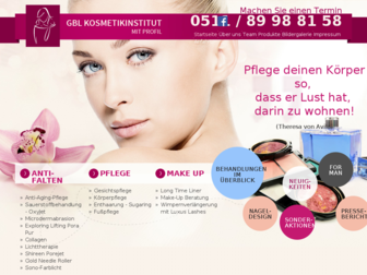 gbl-kosmetik.de website preview