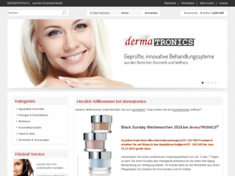 dermatronics.de website preview