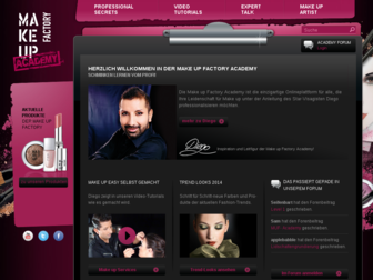 makeupfactory-academy.de website preview