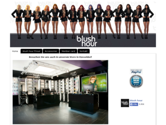 blushhour-onlineshop.com website preview