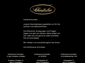 parfuemerie-schnitzler.de website preview
