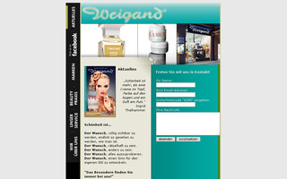 weigand.at website preview