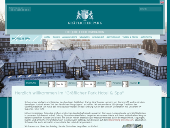 graeflicher-park.de website preview